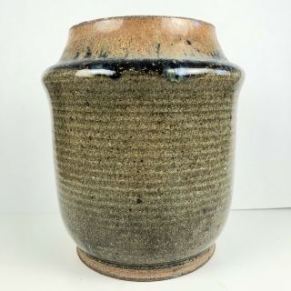 Mid Century Vintage California Studio Art Pottery Vase Vessel Signed Cam ‘76