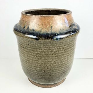 Mid Century Vintage California Studio Art Pottery Vase Vessel Signed Cam ‘76 2