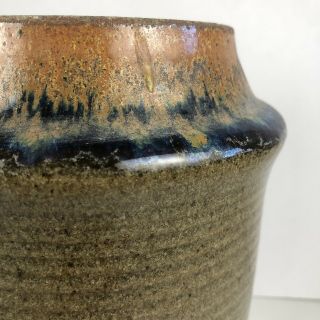 Mid Century Vintage California Studio Art Pottery Vase Vessel Signed Cam ‘76 3