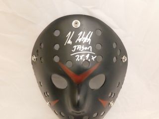 Kane Hodder Signed Friday The 13th Jason Vorhees Hockey Mask JSA (C) 2