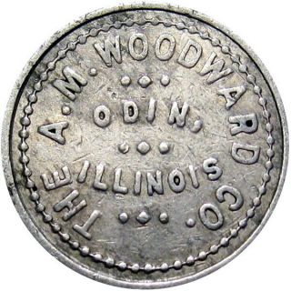 1935 Odin Illinois Good For Token The A M Woodward Company Not On Tc