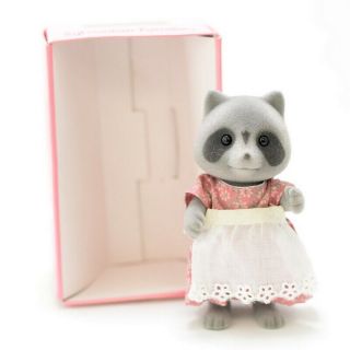Sylvanian Families Racoon Mother A - 02 - 880 1986 Calico Critters Epoch Japan