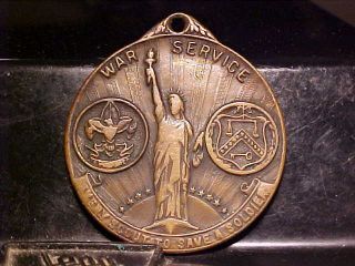 1918 Boy Scouts War Service Award Medal