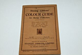 Stanley Gibbons Colour Guide/key From 1930 