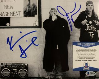 Kevin Smith & Jason Mewes Signed 8x10 Photo Beckett Jay And Silent Bob Bas
