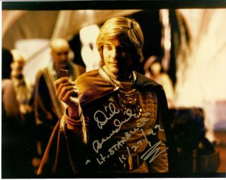 Dirk Benedict Signed & Inscribed Battlestar Galactica Starbuck 8x10 Photo 1