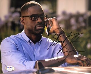 Sterling K Brown Signed Autographed This Is Us 8x10 Photo Randall Psa/dna