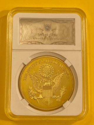 Medal United States Of America 24k Gold Plated