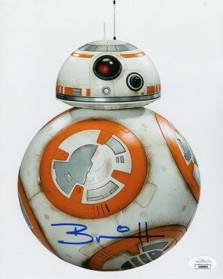 Brian Herring Signed 8x10 Photo Star Wars Bb - 8 Autograph Picture Jsa 2