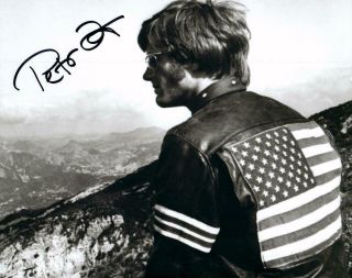 Peter Fonda Easy Rider Signed 8x10 Photo Picture Autographed Plus