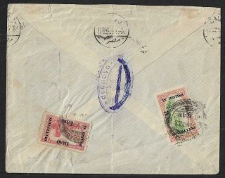IRAQ AIR MAIL COVER FROM BAGHDAD TO CAIRO 1923 2