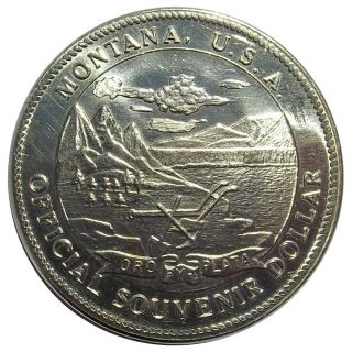 1964 Montana Territorial Centennial Medal - 38mm Token,  Official Souvenir Dollar