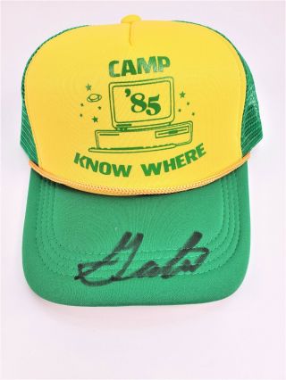Gaten Matarazzo Autograph Signed Hat - Stranger Things " Dustin " (jsa)