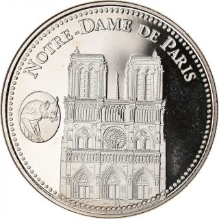 [ 3680] France,  Medal,  Cathédrale Notre - Dame De Paris,  Ms,  Copper - Nickel