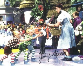 Jerry Maren Signed Autographed 8x10 Photo Wizard Of Oz Munchkin Jsa Ii15967