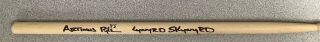 Artimus Pyle Signed Drum Stick Jsa Lynyrd Skynyrd Insc Autograph Drums Hof Head