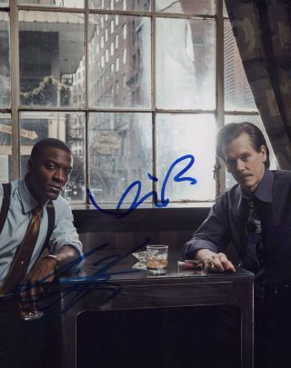 KEVIN BACON & ALDIS HODGE signed 