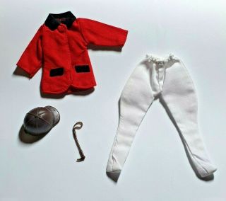 Vintage Palitoy Pippa Tally Ho Outfit With Htf Whip