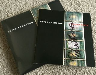 Peter Frampton Signed Fingerprints Cd - Autograph Rare Not Vinyl Or Poster