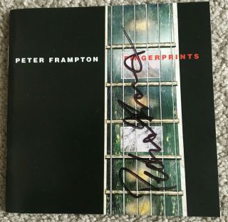 Peter Frampton Signed Fingerprints CD - Autograph RARE Not Vinyl or Poster 2
