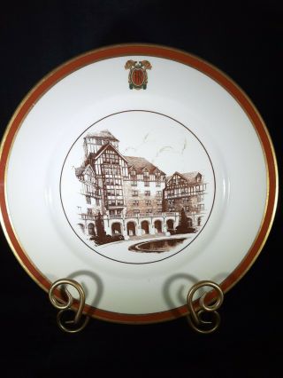 Onondaga Pottery Syracuse China Hotel Roanoke Plate 10.  5 "