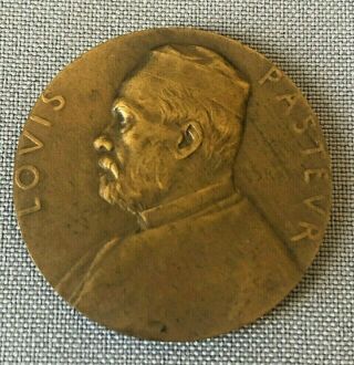 Medal - 1922 France 100th Anniversary Louis Pasteur