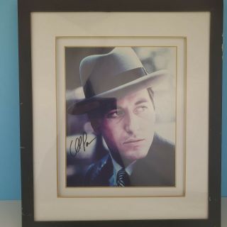 Al Pacino " The Godfather " Signed Autographed 11 " X 14 " Framed W/