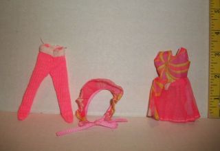 Handmade For Barbie Vintage Tuttie Tutti Doll Clothes Outfit 1