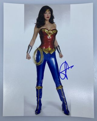 Adrianne Palicki Wonder Woman 8x10 Signed In Person W/coa Ships In Top Loader