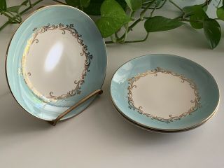 Vintage Lifetime China Co Gold Crown Set of Bowls and Plates 2