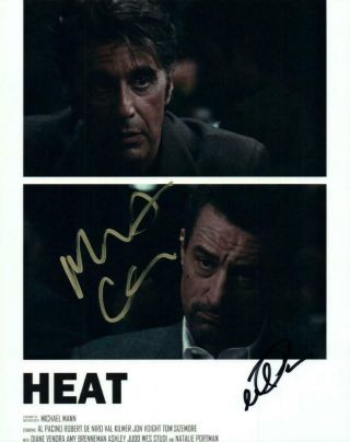 Robert Deniro Al Pacino Signed 8x10 Photo With Autographed Picture