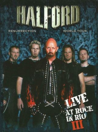 Halford Resurrection World Tour Live At Rock In Rio 3 Dvd/cd With Signed Insert