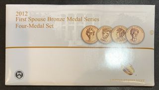 2012 First Spouse Bronze Medal Series Four - Medal Set