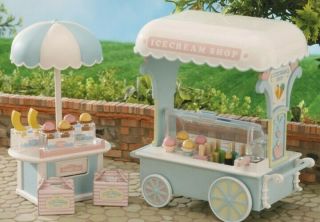 Sylvanian Families - Ice Cream Shop Cart Set Ideal Christmas Gift
