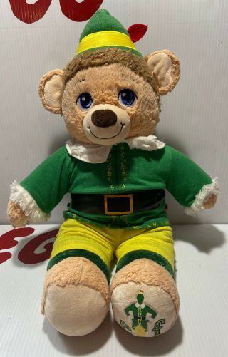 Build A Bear Buddy The Elf Plush Woth Outfit Christmas 2016 Retired
