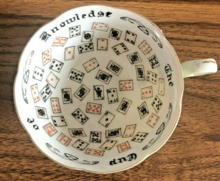 Vintage The Cup Of Knowledge Fortune Telling Teacup Cup No Saucer Cards Psychic