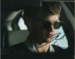 Ansel Elgort Baby Driver Autographed Signed 8x10 Photo M7m