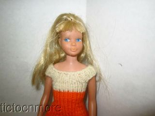 Vintage Barbie Sister Skipper Doll Platinum Blonde Bend Leg Body