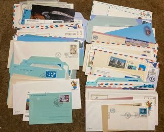 Tgstamp: 160,  Un Printed Stamped Envelopes And Post Cards And Fdi Covers