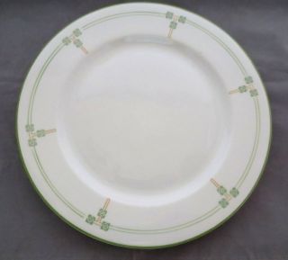 Tudor Rose Pattern Syracuse China Arts & Crafts / Stickley 9 " Dinner Plate 2