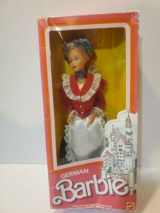 1987 German 1st Ed.  Dolls Of The World Barbie Special Ed.  Mattel