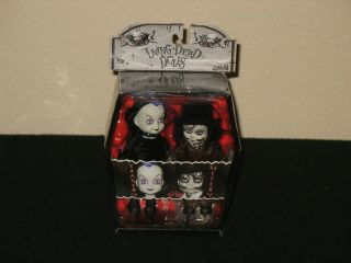 Mezco Mini Living Dead Dolls " Tragedy " And " Misery " - Hot Topic Exclusive
