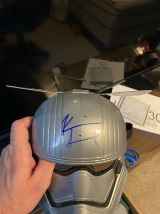 KEVIN SMITH AUTOGRAPH SIGNED STAR WARS Stormtrooper Storm Trooper MASK 2