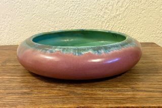 Fulper Art Pottery 10 1/2 Inch Low Bowl Arts & Crafts