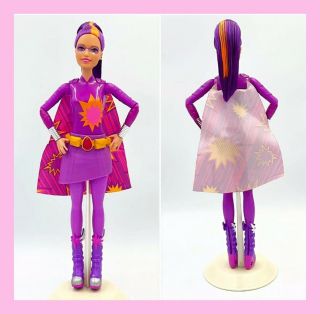 Barbie In Princess Power Caped Hero Doll - Purple