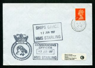 1997 Gb Qeii Stamp On Cover With Hong Kong British Forces P.  O.  Cds Pmk To Uk (4)