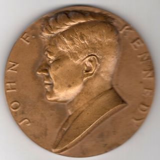 1961 American Medal For The Inauguration Of President John F.  Kennedy By Roberts