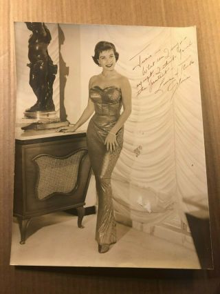 Gloria Dehaven Rare Early Autographed Oversize 10/13 Photo 50s Pines