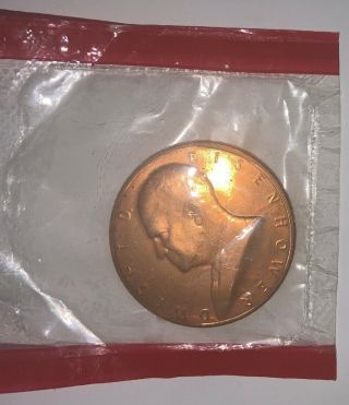 Us Dwight D.  Eisenhower Presidential High Relief Bronze Inaugural Medal