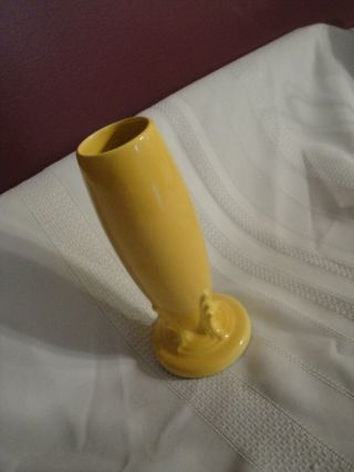 Vintage Fiesta Yellow Bud Vase 6 3/8 " /